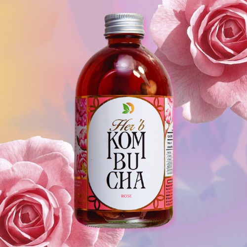 Vkombucha Herb Rose 330ml